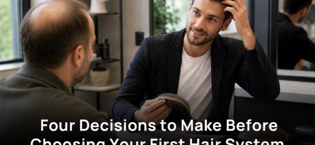 Four Decisions to Make Before Choosing Your First Hair System
